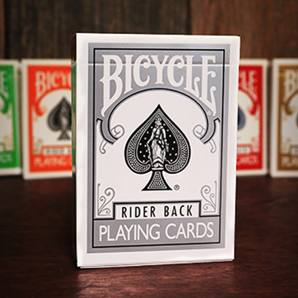 Bicycle Spielkarten silberne Rückseitenfarbe