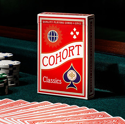 COHORT Playing Cards rote Rückseite